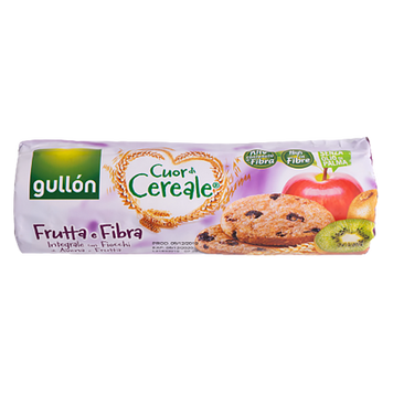 Печенье с клетчаткой Гуллон Gullon Cuor Cereale frutta&fibra 300g 16шт/ящ