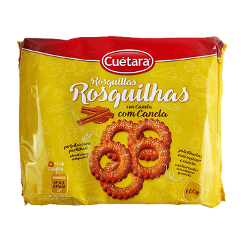 Печиво з корицею Куетара Cuetara Rosquilhas con canela 600g 10шт/ящ