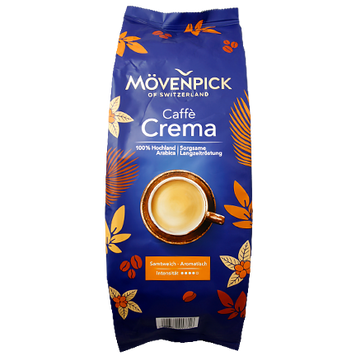 Кава кофе крема (зерно) Мовенпік Movenpick caffe crema 1kg 4шт/ящ